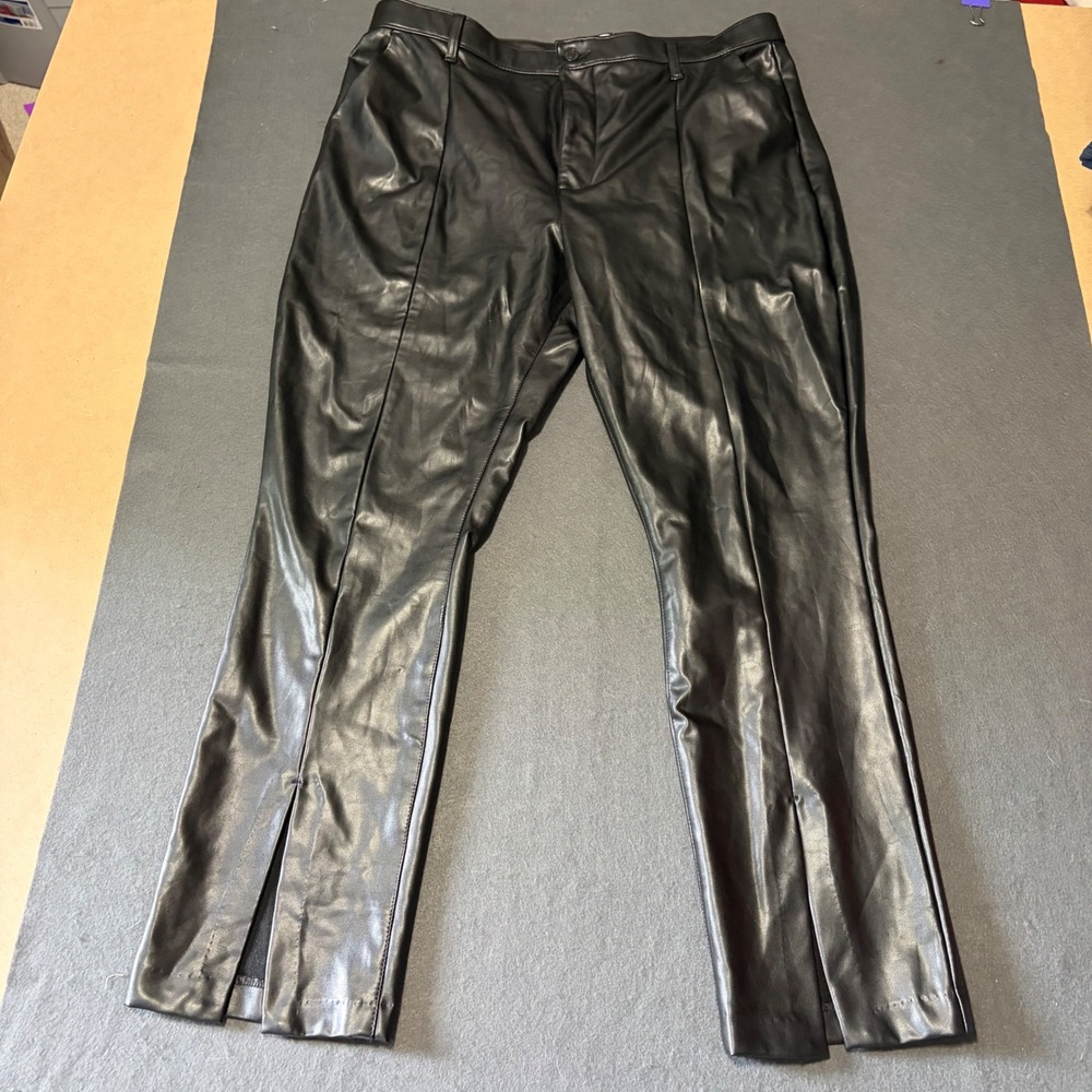 Abercrombie & Fitch Vegan Leather Pants Womens 18S Whimsigoth Core 90s Magic